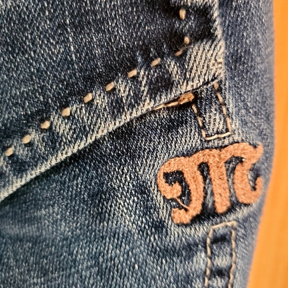 Miss Me Reminisce Women's Boot Cut Dark Wash Jeans Size 27 - Picture 7 of 14